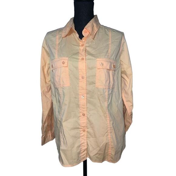 Avenue Button Front Top - Picture 1 of 5
